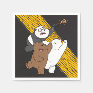 We Bare Bears - Last Pizza Slice Napkin