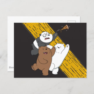 We Bare Bears - Last Pizza Slice Postcard