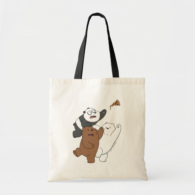 We Bare Bears - Last Pizza Slice Tote Bag (Front)