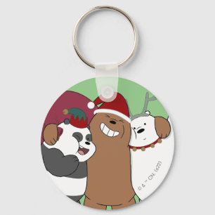 We Bare Bears - Season's Greetings Key Ring
