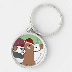 We Bare Bears - Season's Greetings Key Ring