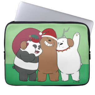 We Bare Bears - Season's Greetings Laptop Sleeve