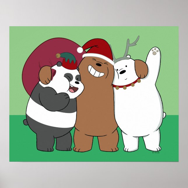 We Bare Bears - Season's Greetings Poster (Front)