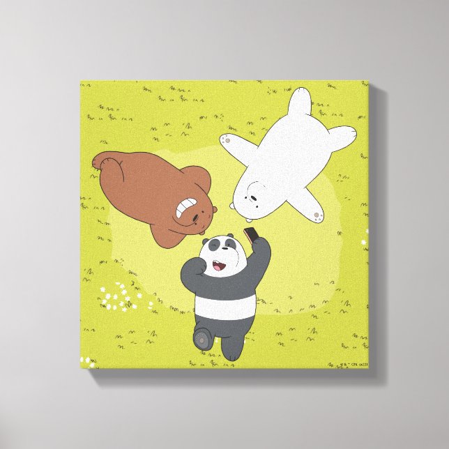 We Bare Bears - #SquadGoals Canvas Print (Front)