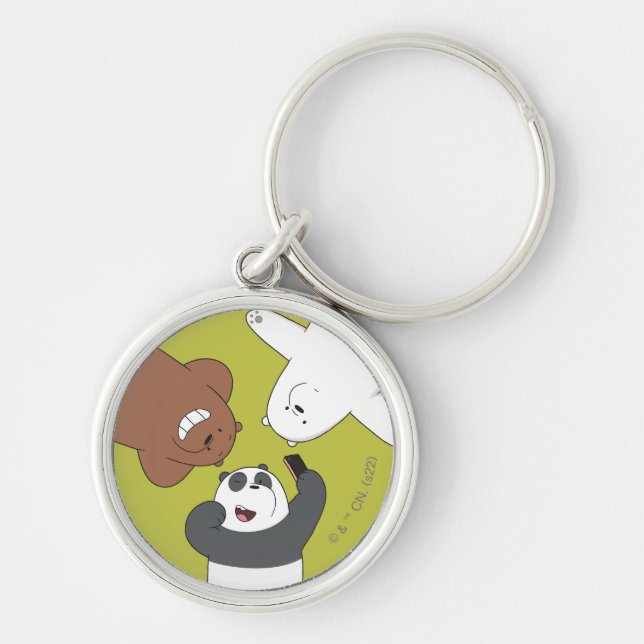 We Bare Bears - #SquadGoals Key Ring (Front)