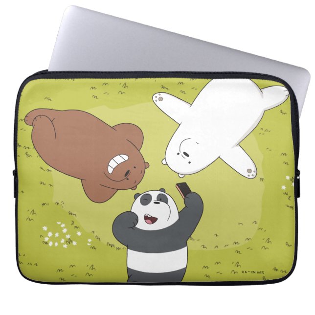 We Bare Bears - #SquadGoals Laptop Sleeve (Front)