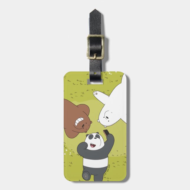 We Bare Bears - #SquadGoals Luggage Tag (Front Vertical)