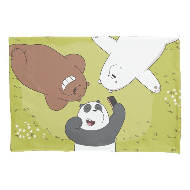 We Bare Bears - #SquadGoals Pillowcase (Front)
