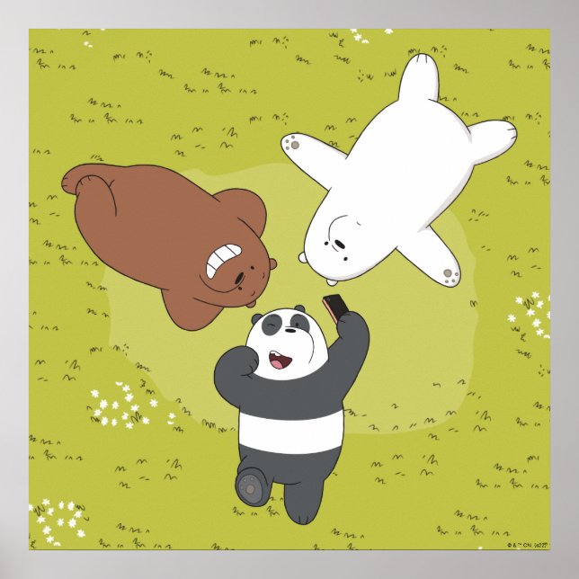 We Bare Bears - #SquadGoals Poster (Front)
