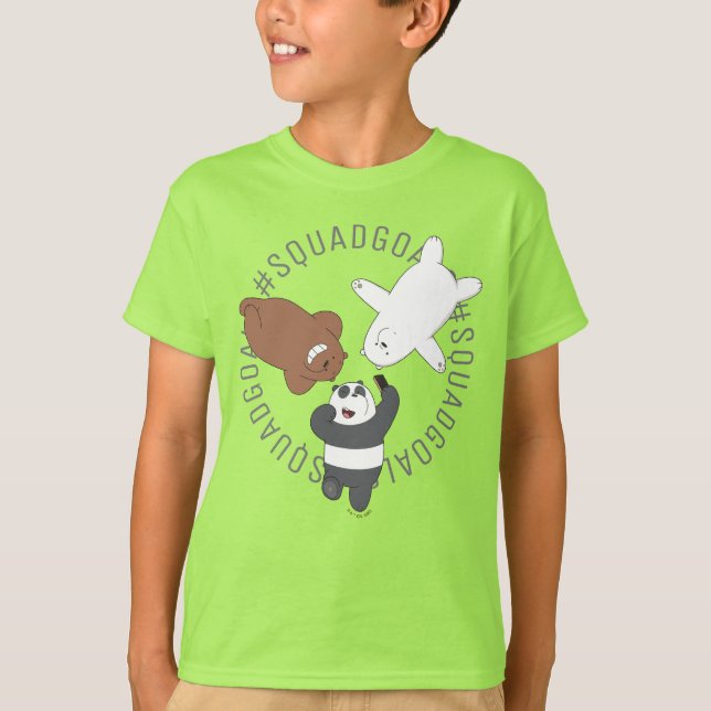 We Bare Bears - #SquadGoals T-Shirt (Front)