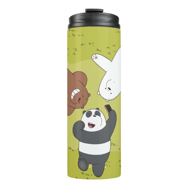 We Bare Bears - #SquadGoals Thermal Tumbler (Front)