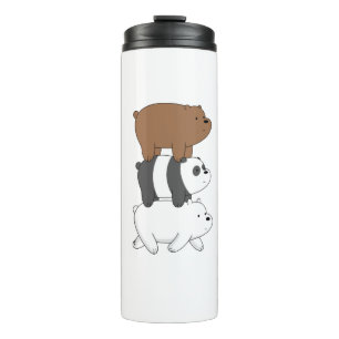 We Bare Bears Stack Tumbler Grizz panda&Ice Bear