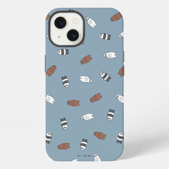 We Bare Bears - Sunglass Bears Pattern iPhone Case (Back)