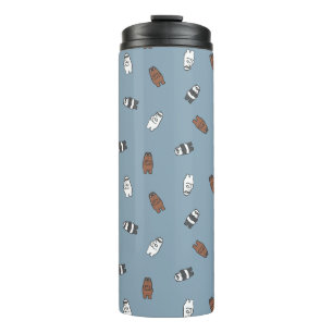 We Bare Bears - Sunglass Bears Pattern Thermal Tumbler