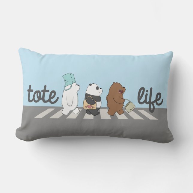 We Bare Bears - Tote Life! Lumbar Cushion (Front)