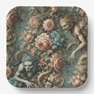 We Beast Tonight – Gothic Victorian Paper Plate