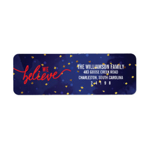 We Believe Confetti Christmas