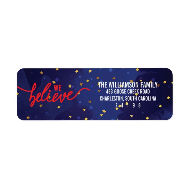 We Believe Confetti Christmas (Front)