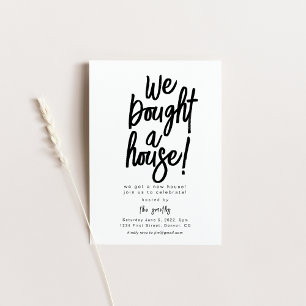 We Bought a House Housewarming Party Invitation
