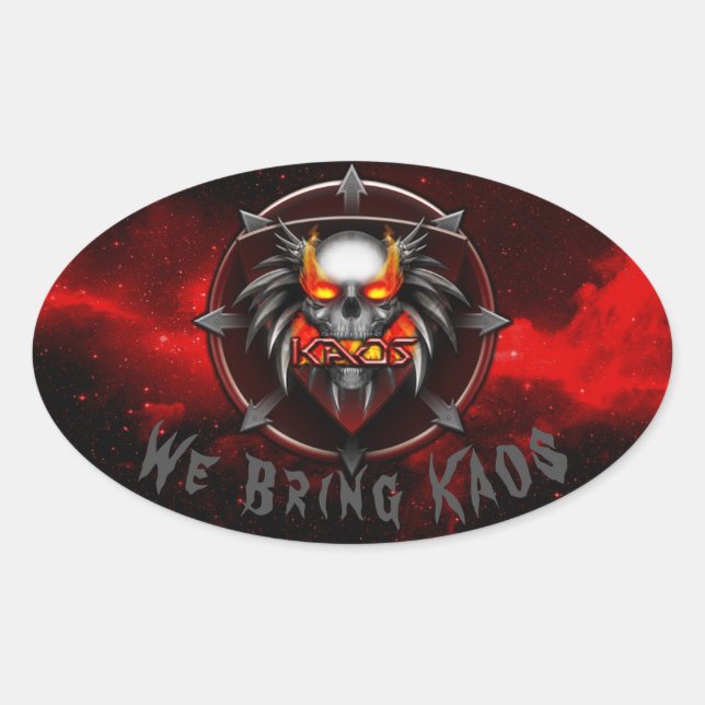 We Bring KAOS Sticker (Front)