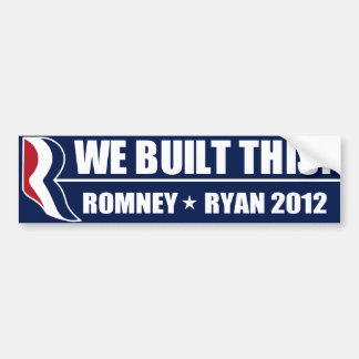 We Built This! Bumper Sticker