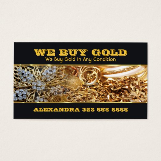 We Buy Gold Business Card