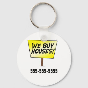 We Buy Houses Key Ring