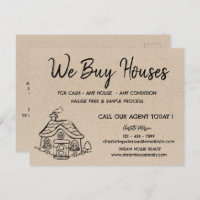 We Buy Houses Real Estate Promotional Kraft