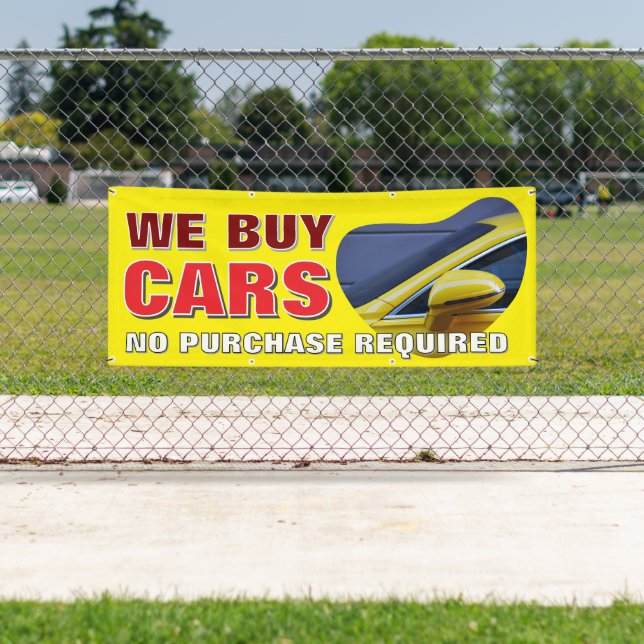 We Buy Used Cars Custom Banner (Insitu)