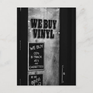 We Buy Vinyl Postcard