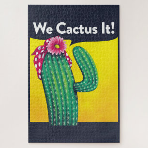 We Cactus It Jigsaw Puzzle