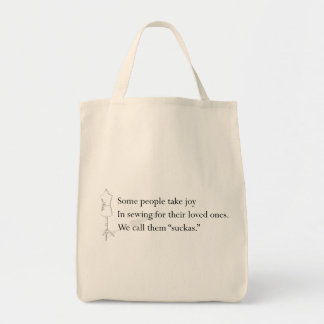"We Call Then Suckas" tote Bag