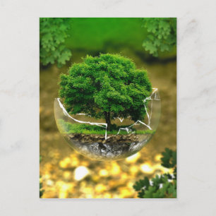 We Can be the Change & Save The Earth! Postcard