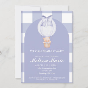 We Can Bear-ly Wait Baby Shower Invite