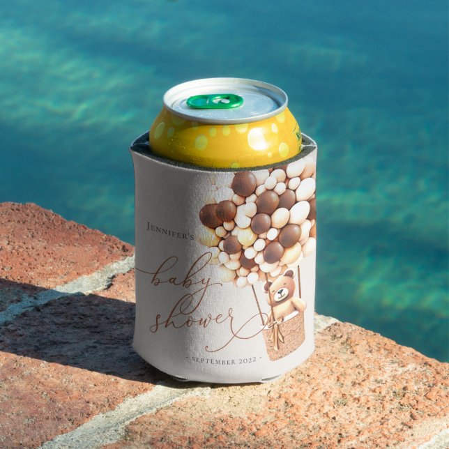 We Can Bearly Wait! Baby Shower Can Cooler (In Situ Pool)