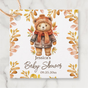 We Can Bearly Wait Baby Shower  Favour Tags