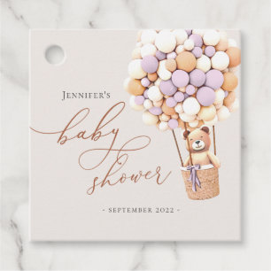 We Can Bearly Wait! Baby Shower Favour Tags