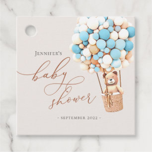 We Can Bearly Wait! Baby Shower Favour Tags