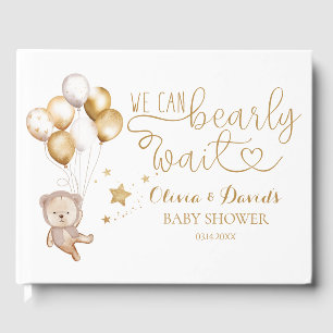 We Can Bearly Wait Baby Shower Guest Book
