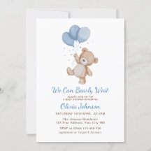 We Can Bearly Wait Baby Shower