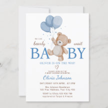 We Can Bearly Wait Baby Shower