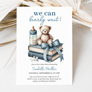 We Can Bearly Wait! Baby Shower Invitation