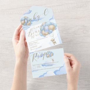 We Can Bearly Wait Baby Shower Invitation