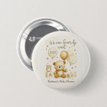 We Can Bearly Wait Baby Shower Invitation