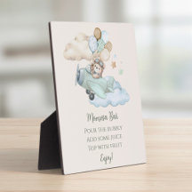 We Can Bearly Wait Baby Shower Momosa Beverag Sign