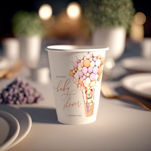 We Can Bearly Wait! Baby Shower Paper Cups