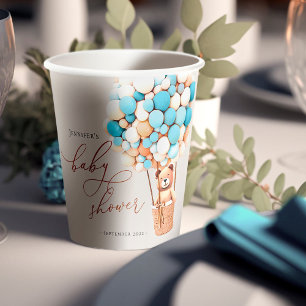 We Can Bearly Wait! Baby Shower Paper Cups