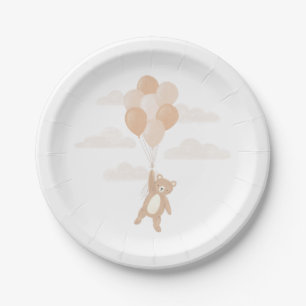 We Can Bearly Wait Baby Shower Paper Plate