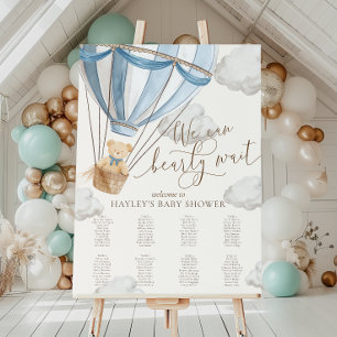 We Can Bearly Wait Baby Shower Seating Chart