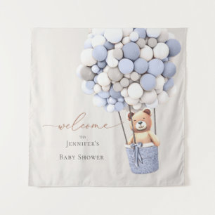 We Can Bearly Wait! Baby Shower Tapestry